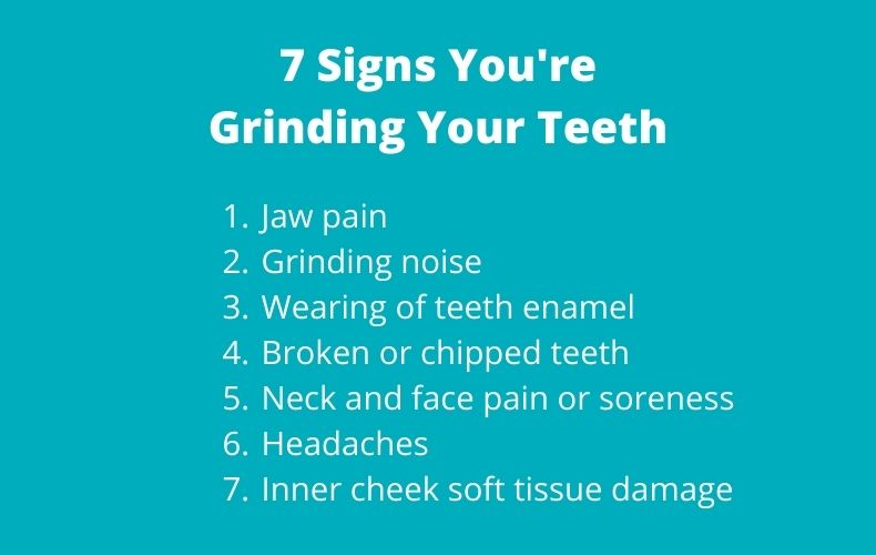Signs of teeth grinding